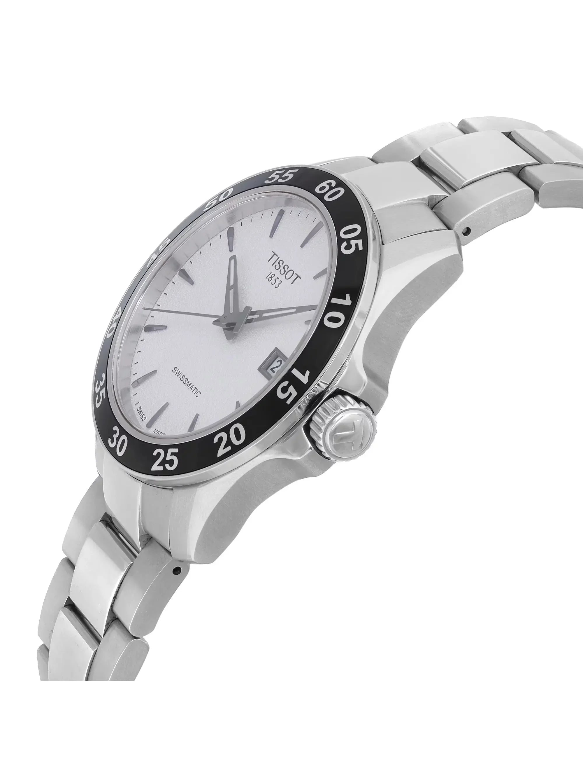 T106.407.11.031.00 Swissmatic Dial Tissot V8 Watch Steel Automatic Men Silver