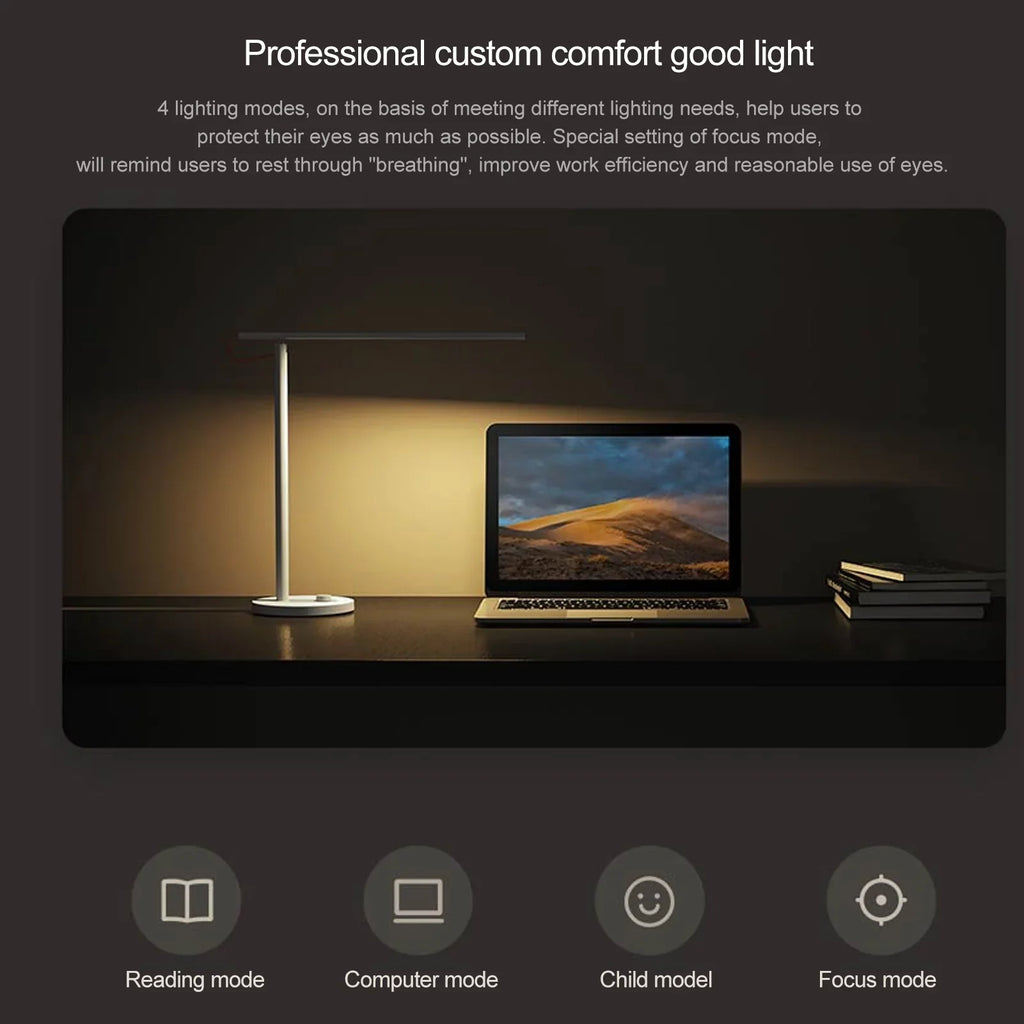 Remote 4 Table Lamps Desklight Mode,Flicker-Free Desk Smart Control Phone Ra>95 Support App Mobile Dimmable Beffin Control