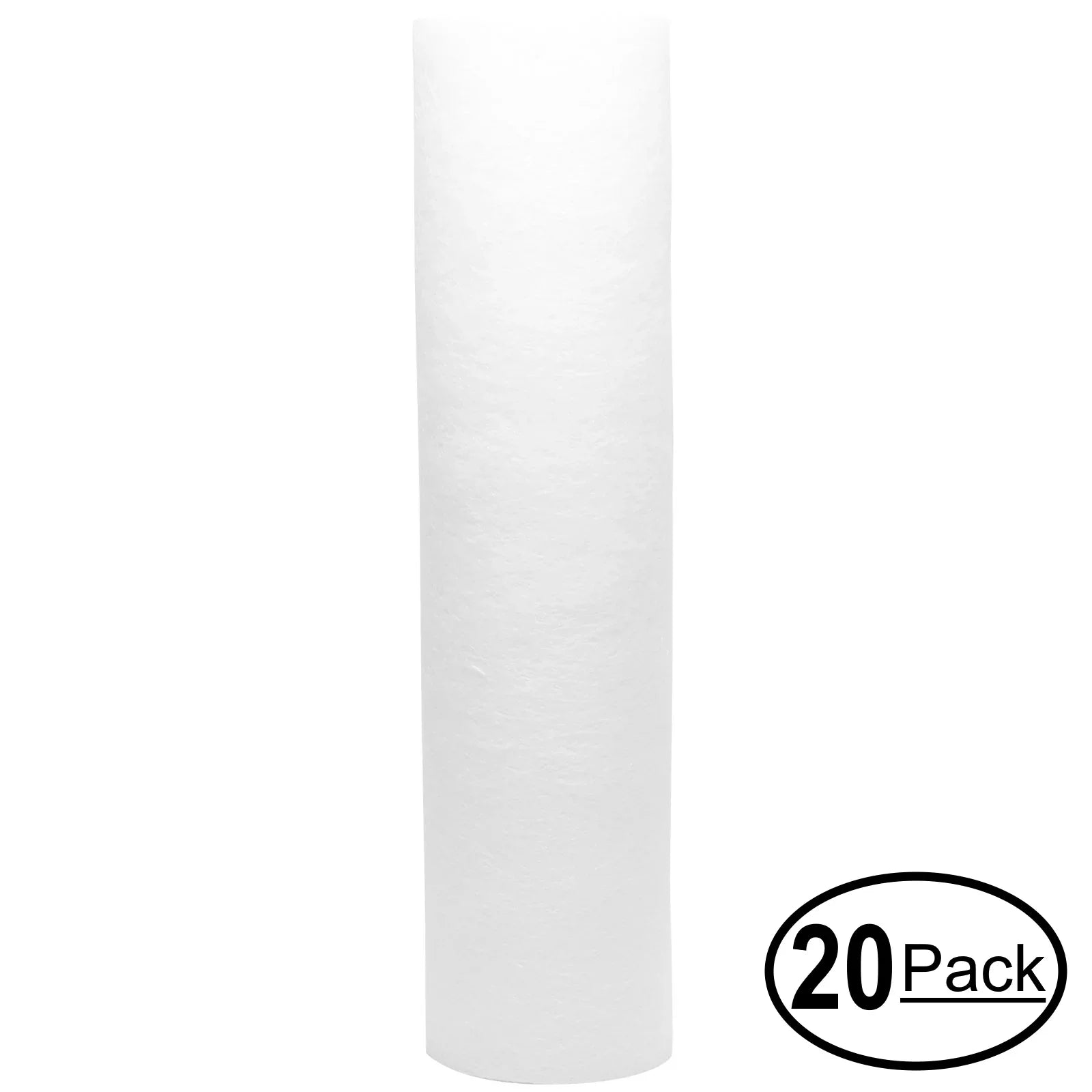 '- AquaFX 10-inch Pure 20-Pack Replacement 5-Micron Waste Zero Universal Cartridge System Brand Ballyhoo Polypropylene Ballyhoo-C-DI-DI Filter for Denali Water Sediment for AquaFX -