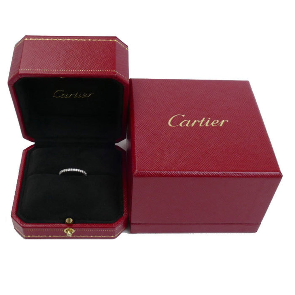 46 CARTIER Gold 1.6g Eternity Women's Etincelle Cartier 6 Ring Full de Pre-Owned (Good) Size White B4077946 K18WG