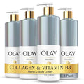 17 Oz (Pack Of Lotion Collagen, Fl Hydrating With 4) Olay Body Firming Pump, &