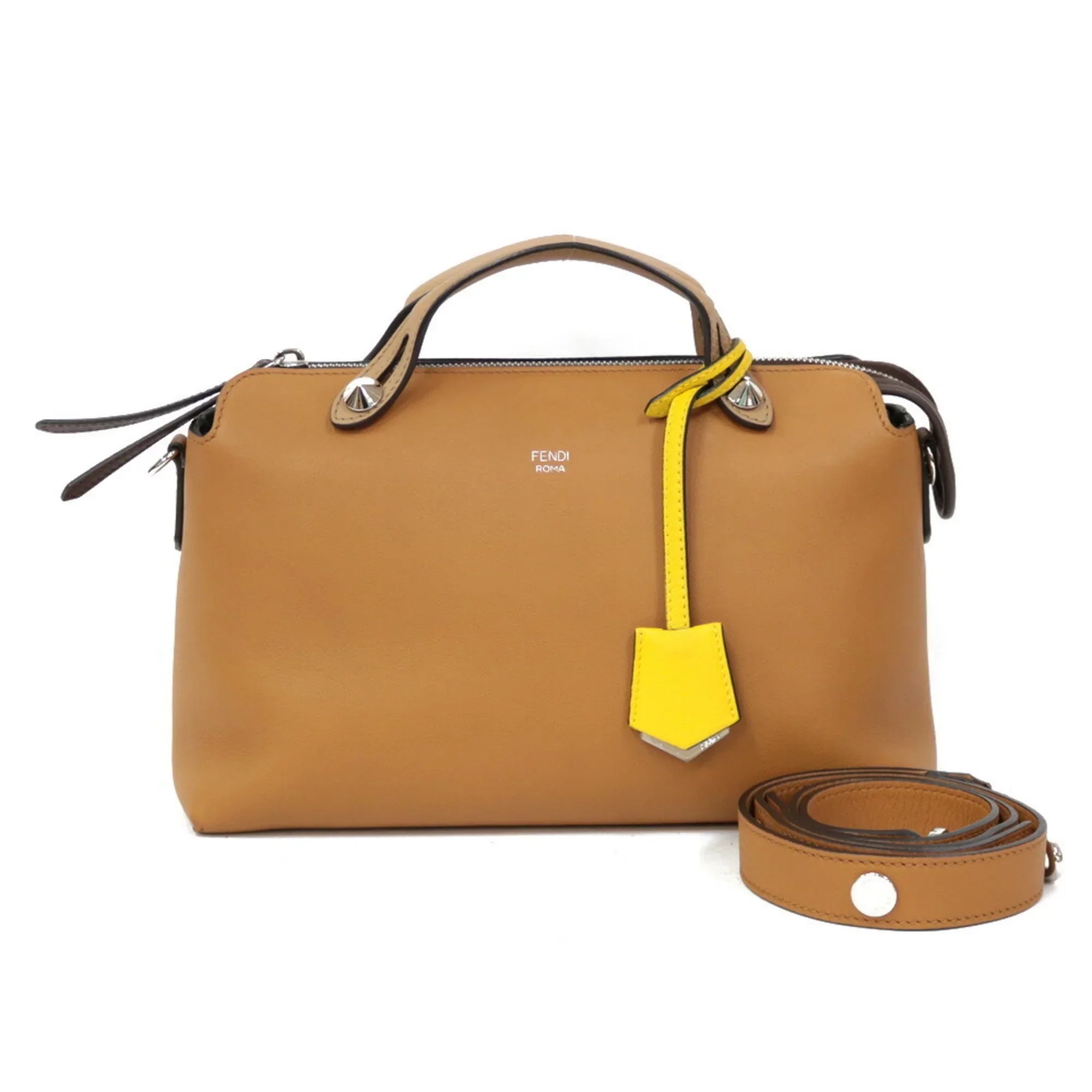 Pre-Owned Brown Way Shoulder Bag Ladies The FENDI (Fair) Handbag By