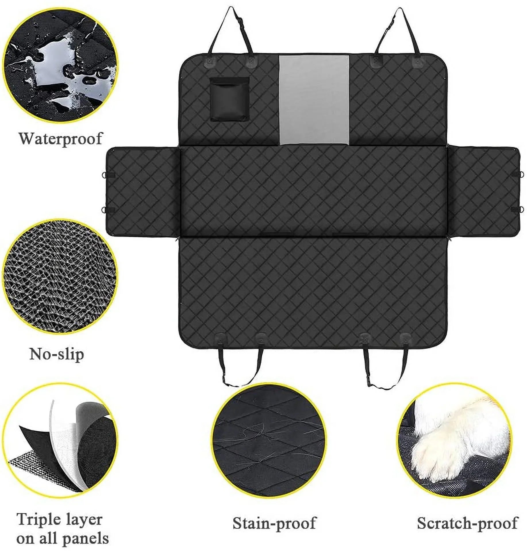 Dog Dog Protection Window, Trucks Dog Hammock Waterproof with Cars Back Mesh Dogs Covers Car SUVs Seat for Cover Seat, Car Scratchproof Cover &