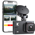 with Cars, Car Dash Front Kingslim Vision and Camera 4K and Dash D2 - and Dashboard with Supported[Upgraded Parking Dual Cam Pro 256GB Version] WiFi Monitor, for Cam 1080P Front Rear Night 4K Rear