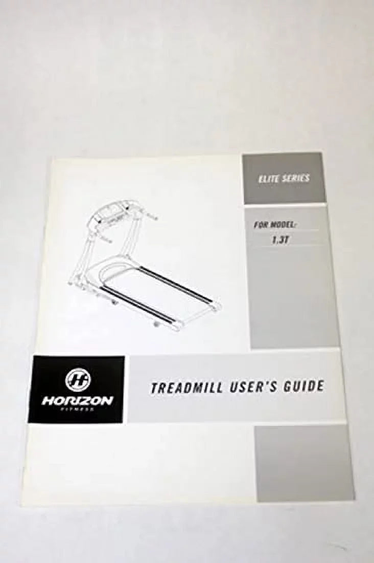 Fitness Series Works - Manual Treadmill Owner W Elite Horizon 065755-AX 1.3T