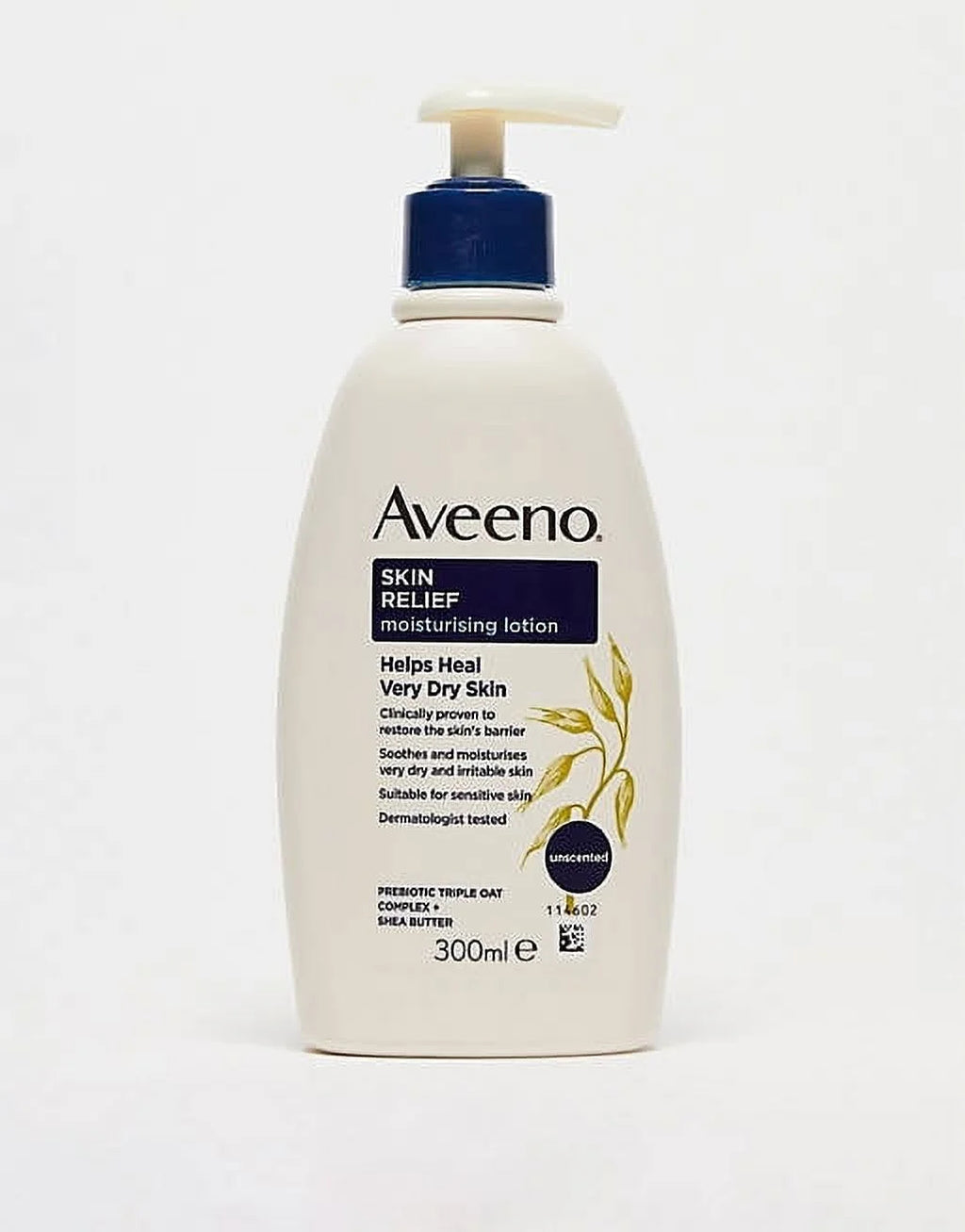 for Natural Therapeutic Butter Shea Skin Skin Aveeno Sensitive Relief Lotion for Unscented Lotion & with Itchy Triple Dry, Oat Moisturizing Extra 24-Hour Complex, Skin