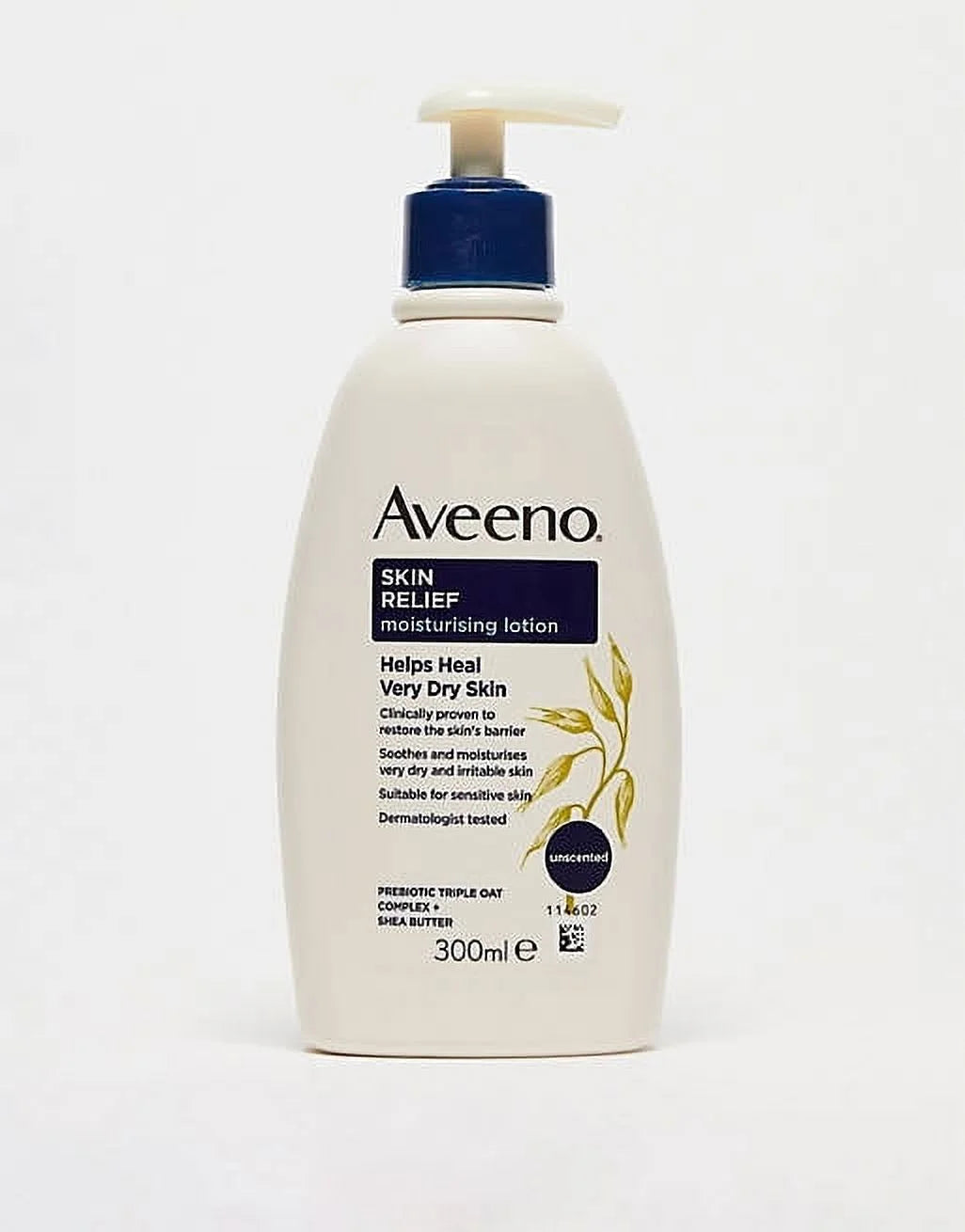 for Natural Therapeutic Butter Shea Skin Skin Aveeno Sensitive Relief Lotion for Unscented Lotion & with Itchy Triple Dry, Oat Moisturizing Extra 24-Hour Complex, Skin