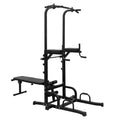 Bar Training Tower Multi-Function Duty Pull Height Gym,Steel with Adjustable Heavy Home Station Bench for Up Office Stand Power Equipment Dip Fitness