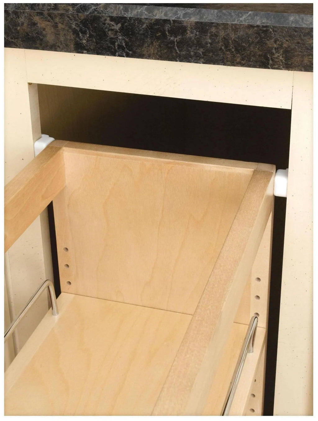 Knife Cabinet Block 11-3/4" Classics Rev-A-Shelf 448Kb-Bcsc-11C Wood Base Pull Wood Out