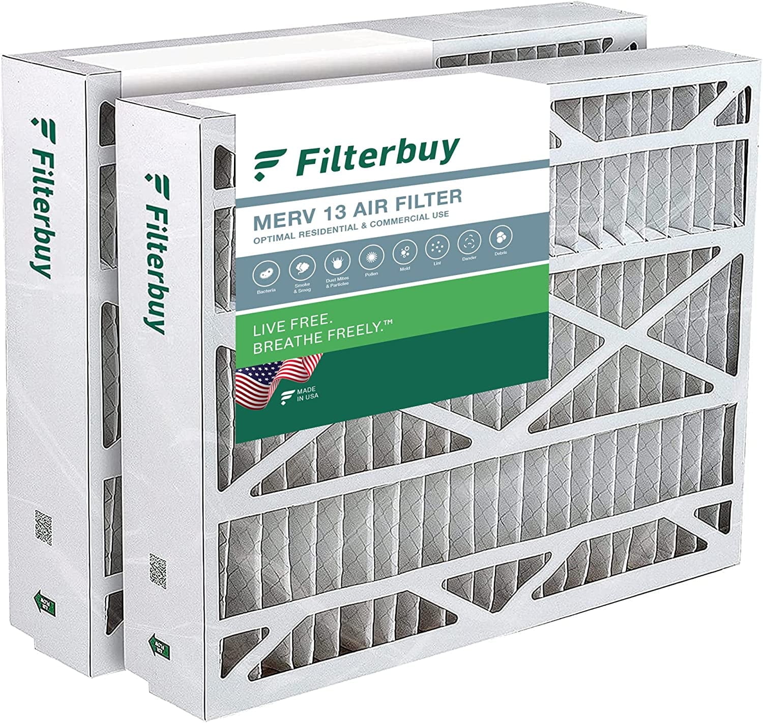 X8790 13 (2-Pack) 20x21x5 Furnace Pleated Air / Lennox HVAC PCO14-23 Filterbuy for AC MERV Filters