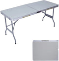 Mydepot Compact, Umbrella Picnic Bag, Carry Camping Portable Folding Aluminum Table, Hole,