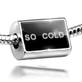 Bead So Clear Silver on Sterling Black Neonblond Ice Cold 925 Charm Cubes