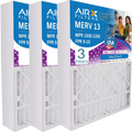 255649-101 MERV Air 2200 MPR 1500 - Premium & WICKED USA with Made 16x25x3 AIR. CLEAN Bear by FILTERS to Comparable Air 3 FPR Furnace 9 Compatible AIRX 13 Pack Filter 16x25x3 Filter