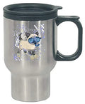 Stainless With Mask Funny - Mug Steel Bubbles Dog Travel Air Snorkeling - -