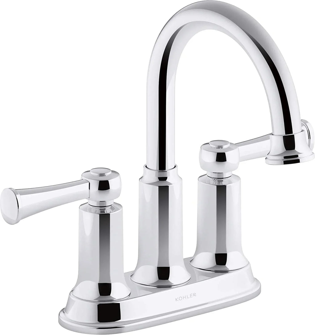 Center-Set Sink Aderlee 1.2GPM Kohler Polished Chrome Faucet, Bathroom