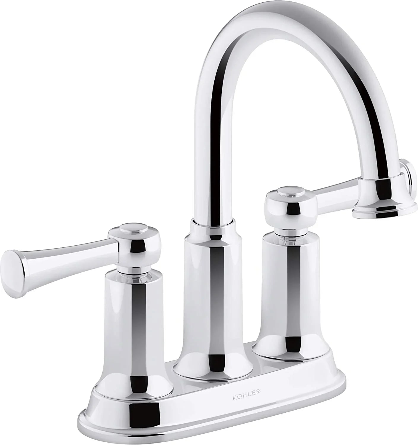 Center-Set Sink Aderlee 1.2GPM Kohler Polished Chrome Faucet, Bathroom