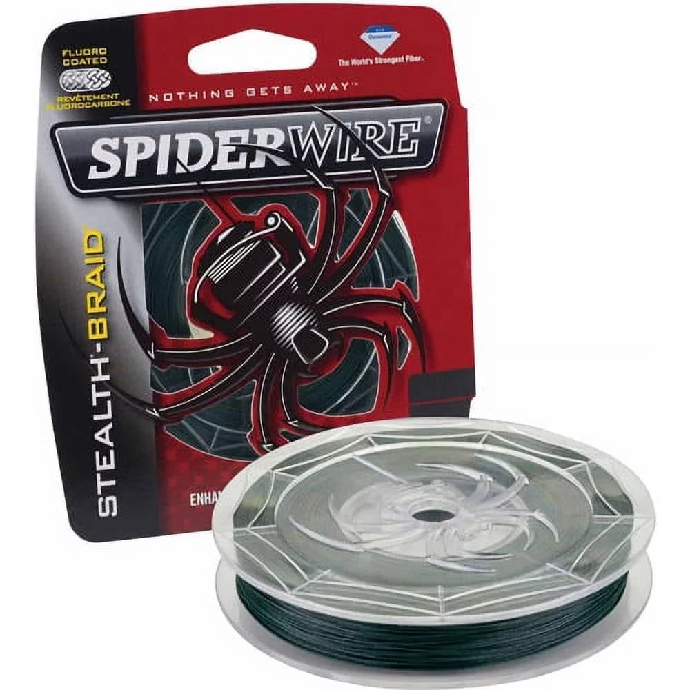 Stealth Superline, SpiderWire Green, 300yd Moss 8lb