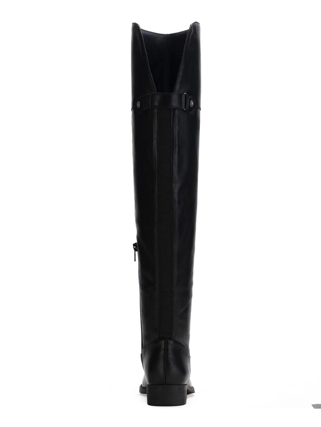 SUN Resistant Black Gore Allicce 7.5 Cushioned Shoes Heel Slip Dress STONE Round Stretch M Block Zip-Up Boots Womens Toe