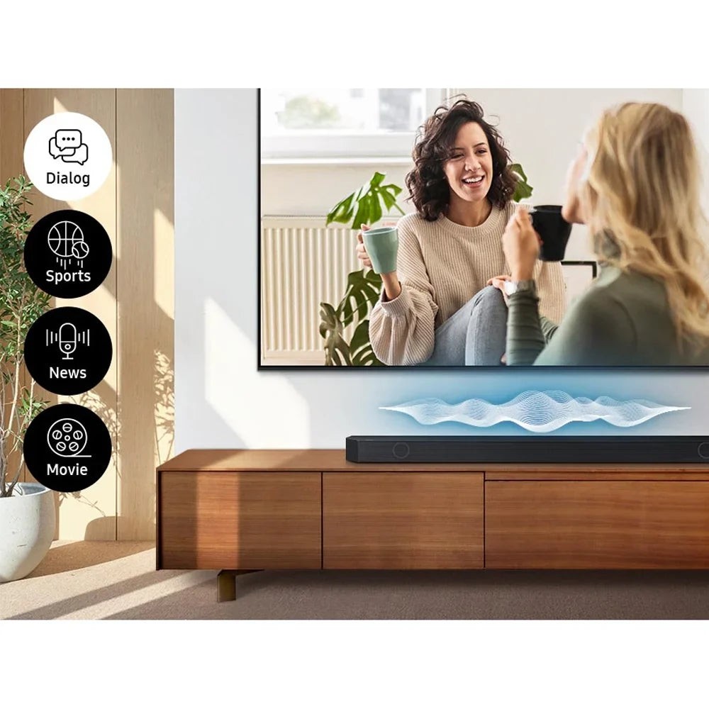 YR Dolby HW-Q800C w/ with Samsung Bundle Soundbar Q-Symphony CPS Enhanced Wireless Protection 2 5.1.2 Q-series ch. Pack ATMOS