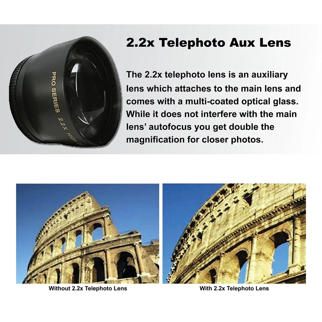 Camera + Wideangle 2 + SanDisk Lens Accessory Cards + + Memory Flash Bundle + Pcs 18-55mm 70-300mm 64GB + ZeeTech DSLR Tripod D7500 Nikon with