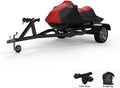 RED/Black - UV - 2021 Rays, More! Trailerable Weatherproof and Includes Color EXR for Trailer Protects Jet - Yamaha - Ski from Sun, All Straps Rain, Storage Bag and Covers Weather