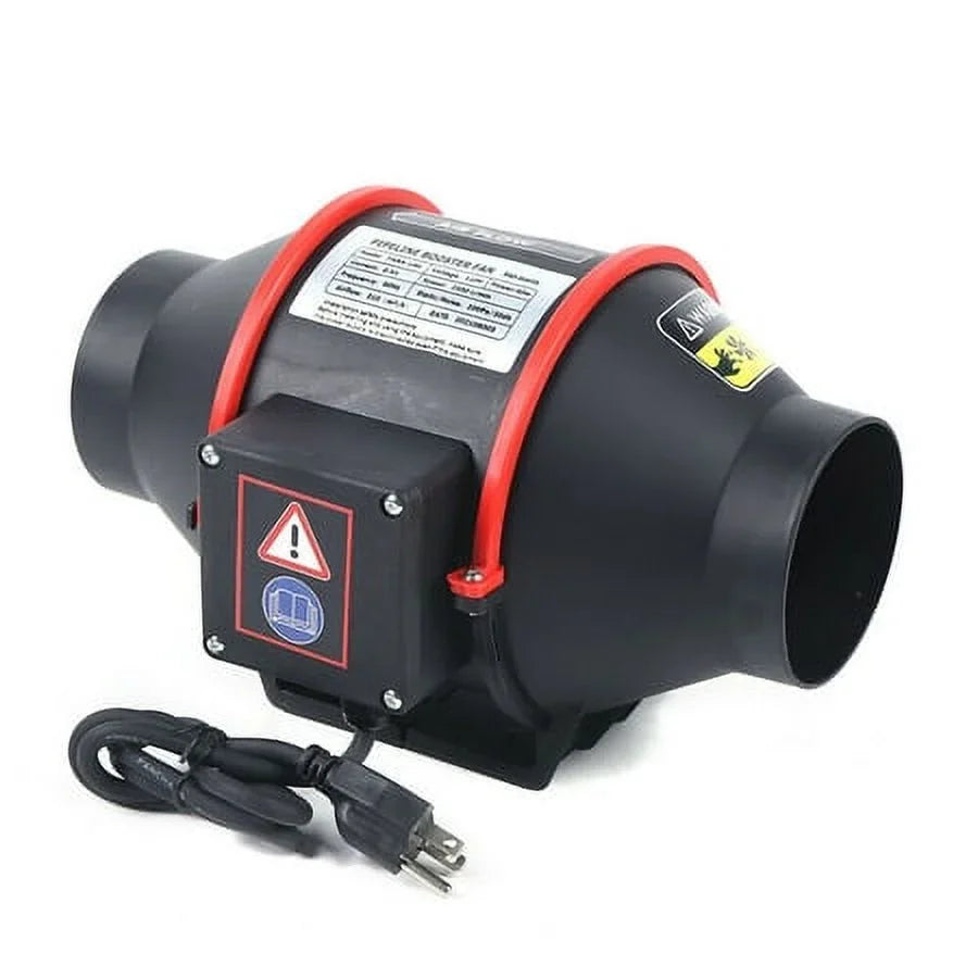 Duct Inline Ventilation Vent Fan Vent 4 310CFM Fan inch Blower Exhaust