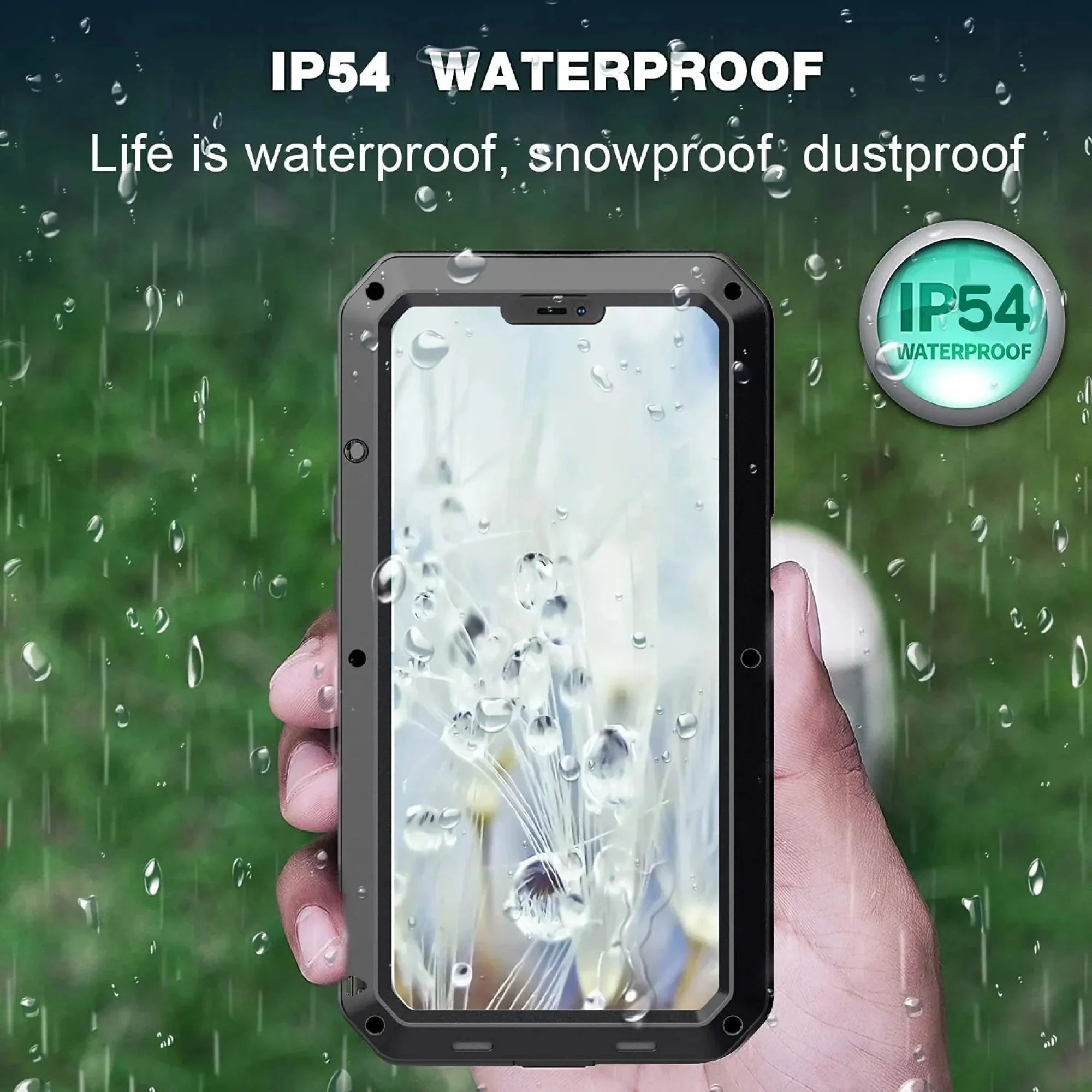 14 Grade Military iPhone Rugged Heavy Pro Scratch Case Glass and Travel Aluminum (Silver) Outdoor Resistant Protection, Shockproof Duty Metal Max Gorilla