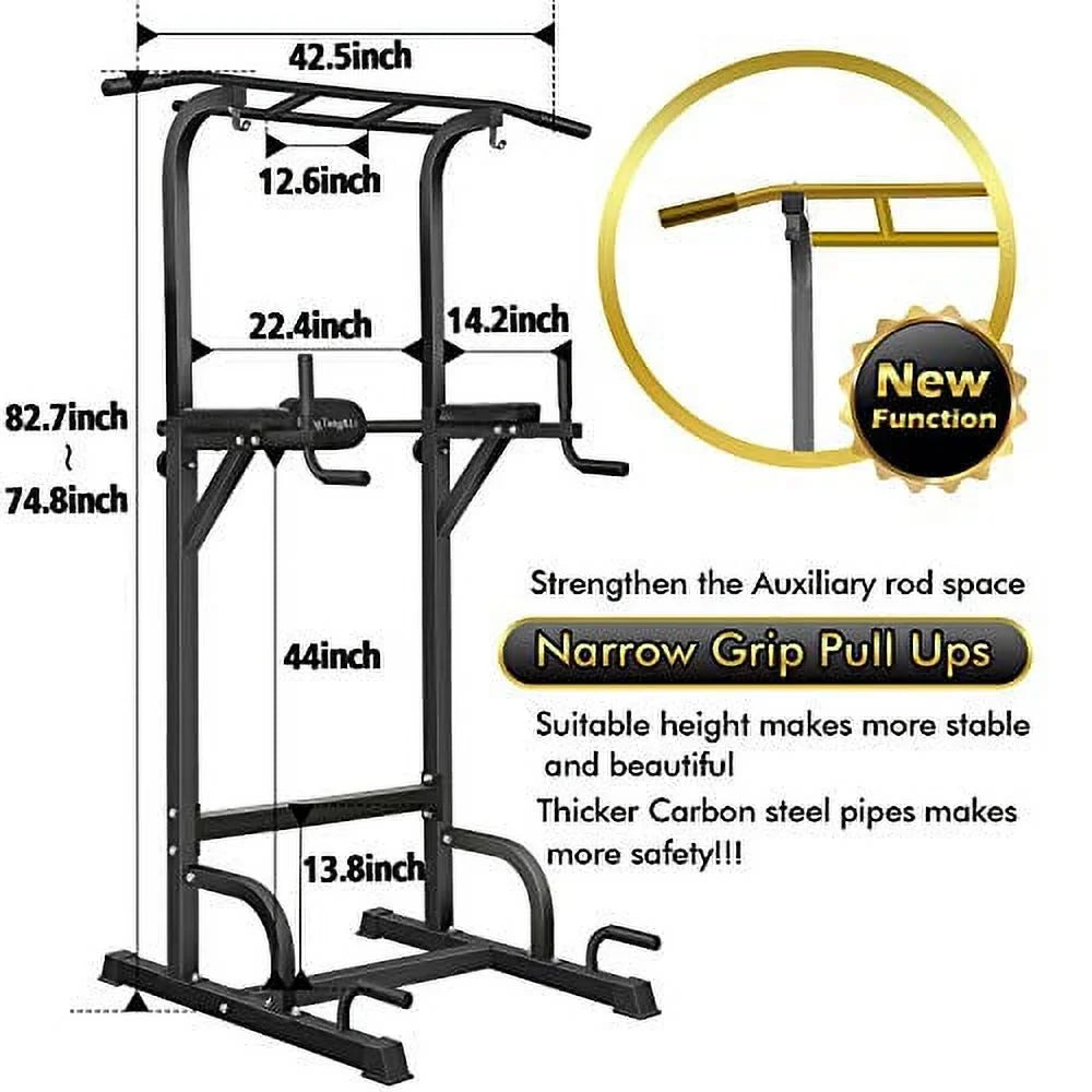 Station/Stand BangTong&Li Bar for Up Equipment Power Dip Newer Workout Version Home Training Gym Pull Tower, Strength
