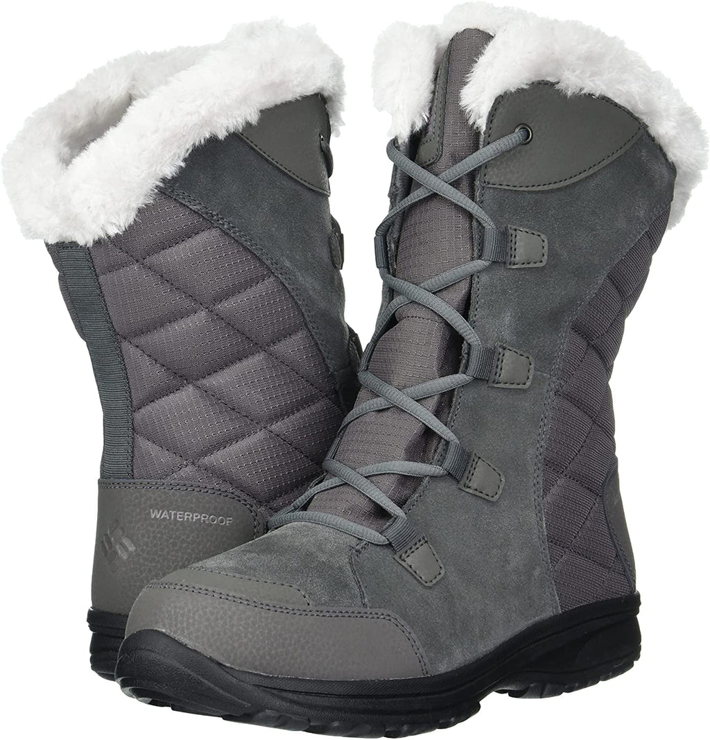 Ice Shale/Dark 9 Womens Raspberry Boot II Snow Wide Maiden Columbia