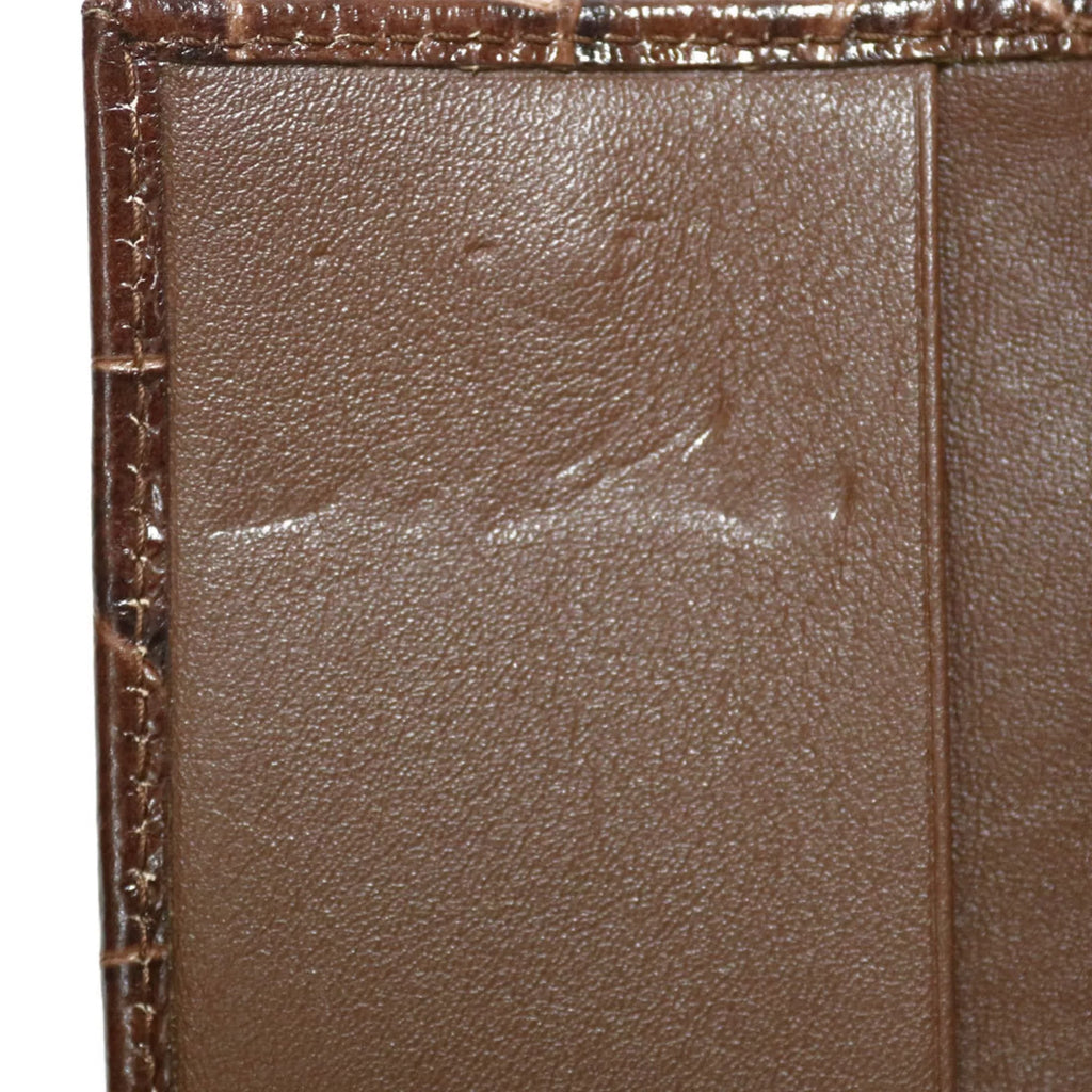 Pre-Owned (Fair) Women's Miu Leather Brown Miu Miu Key Case