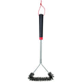 Steel Bristles In. Weber Cleaning PK, 1 Brush 18 Stainless Grill 3-Sided