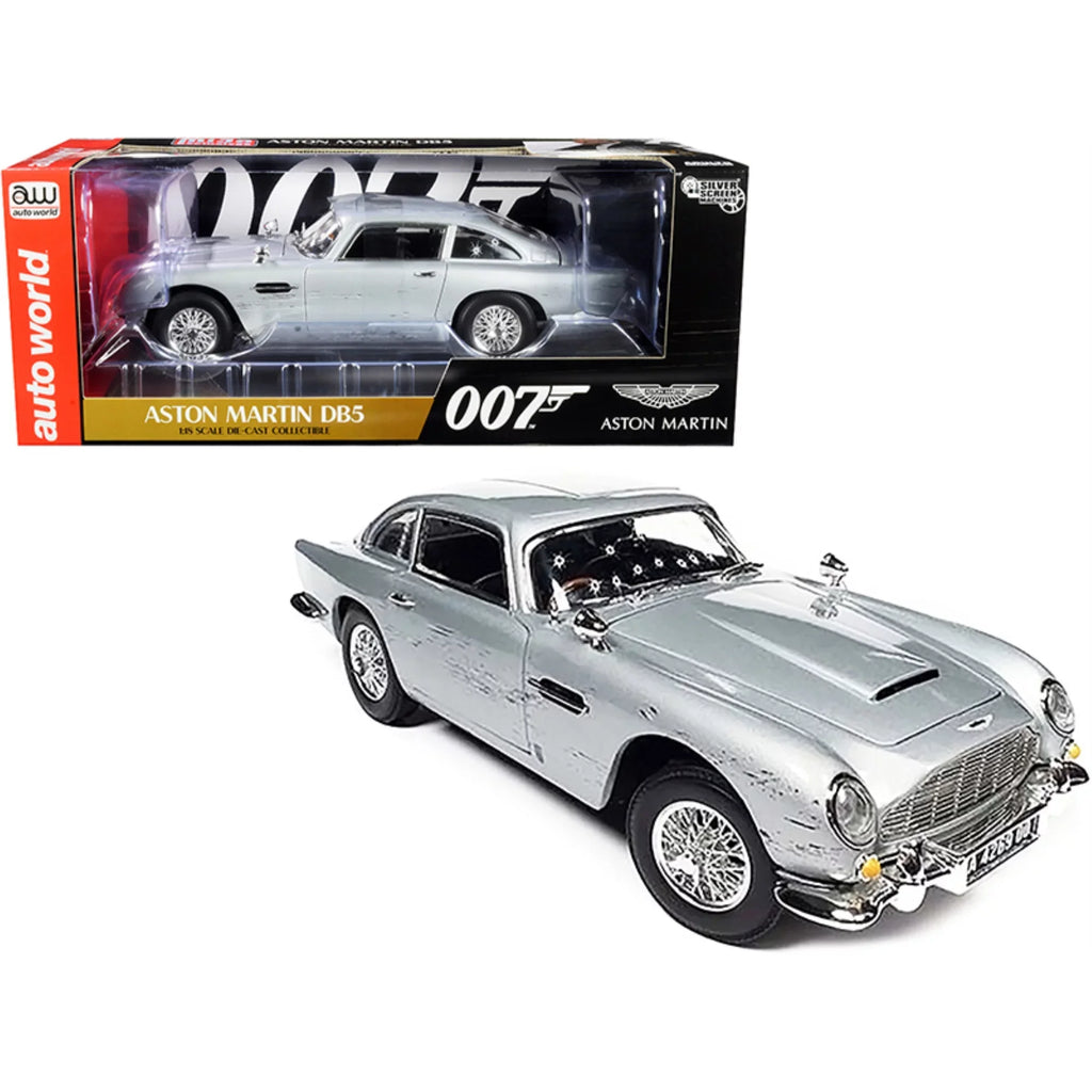 007) Martin Holes DB5 CP7840 with Limited Damage 1/18 Bullet (James Bond Aston