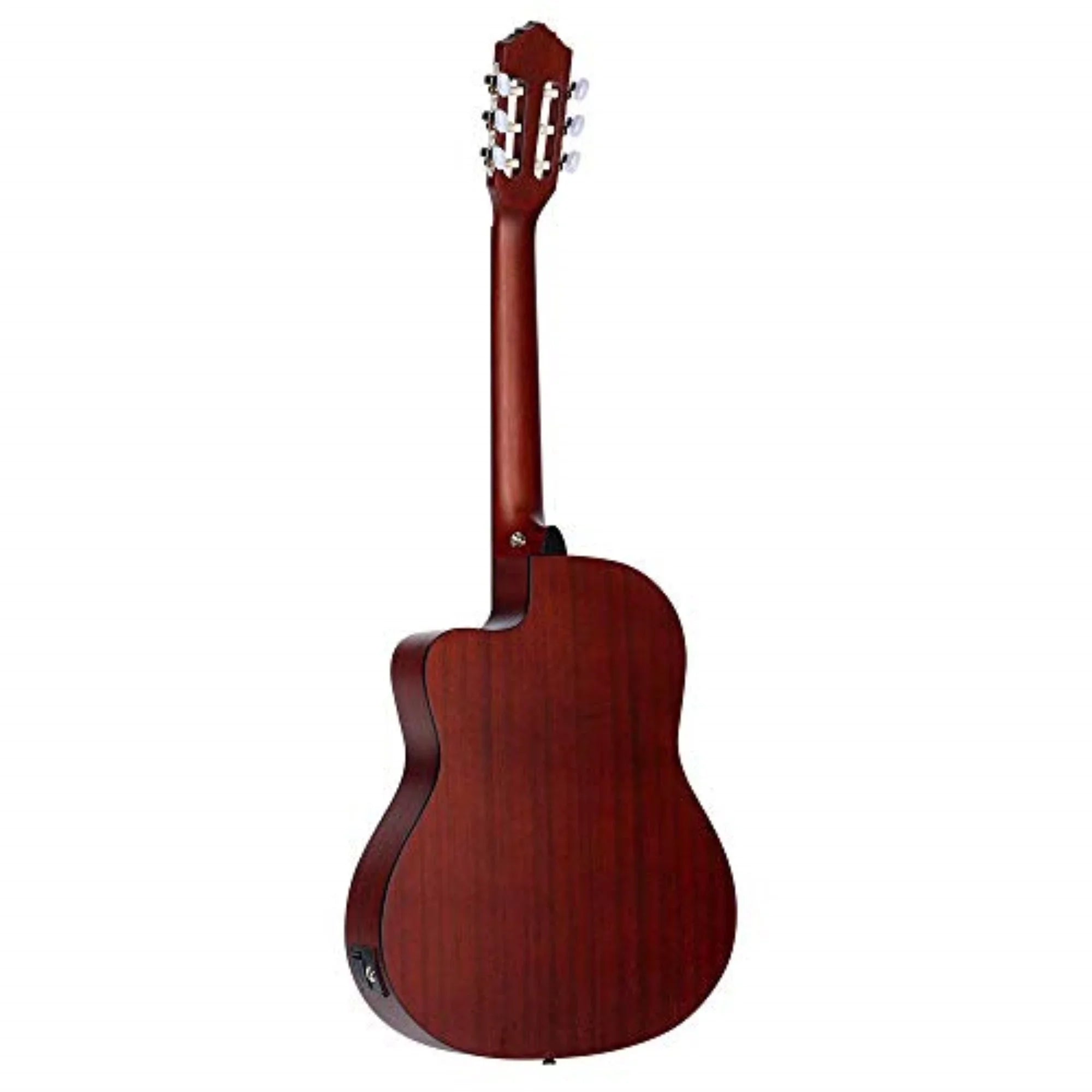 Series Family Acoustic-Electric RCE125MMSN Nylon Mahogany Ortega Thinline Guitar