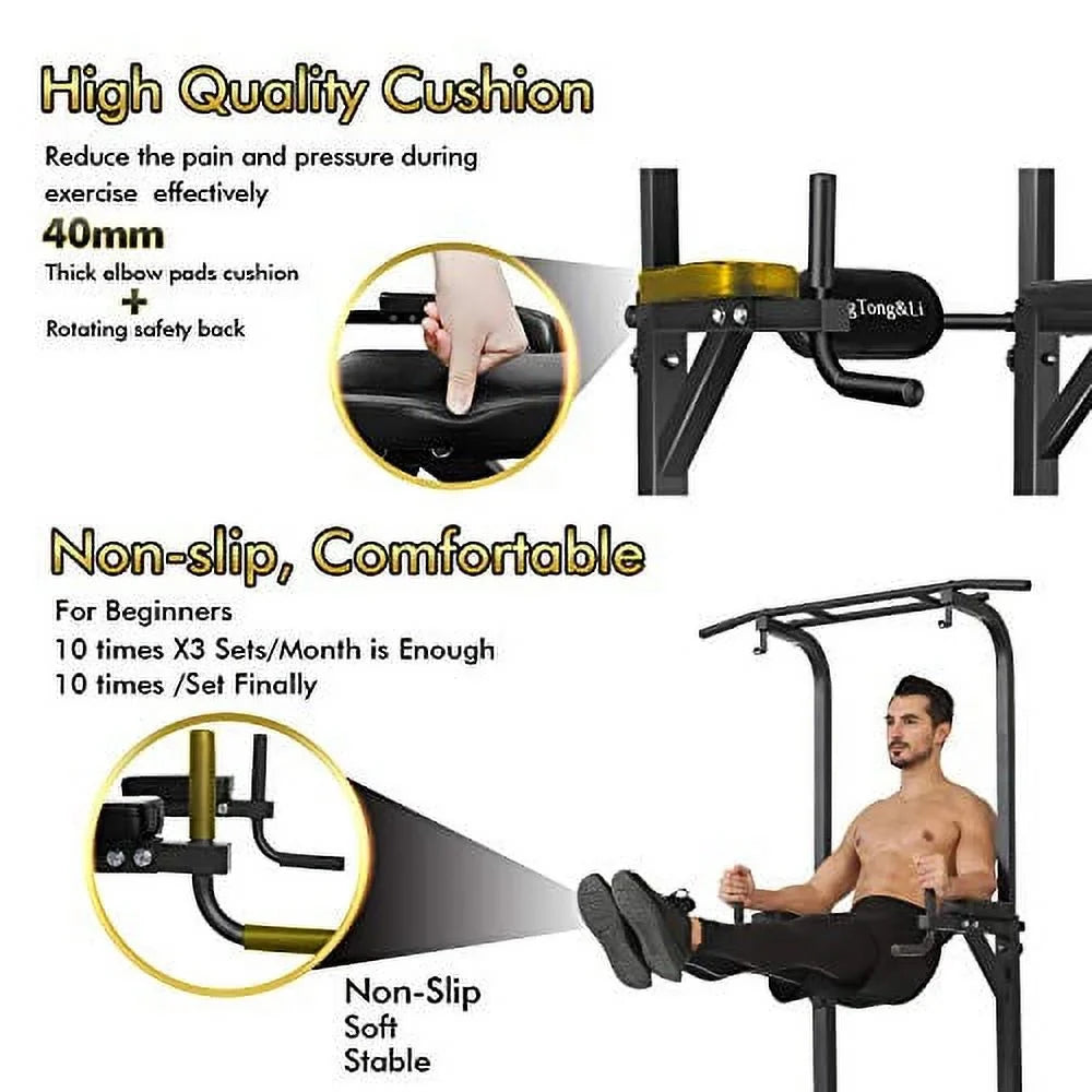 Station/Stand BangTong&Li Bar for Up Equipment Power Dip Newer Workout Version Home Training Gym Pull Tower, Strength