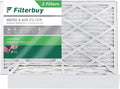 Filterbuy MERV 14x25x4 8 Filters Furnace AC (2-Pack) Pleated Air HVAC