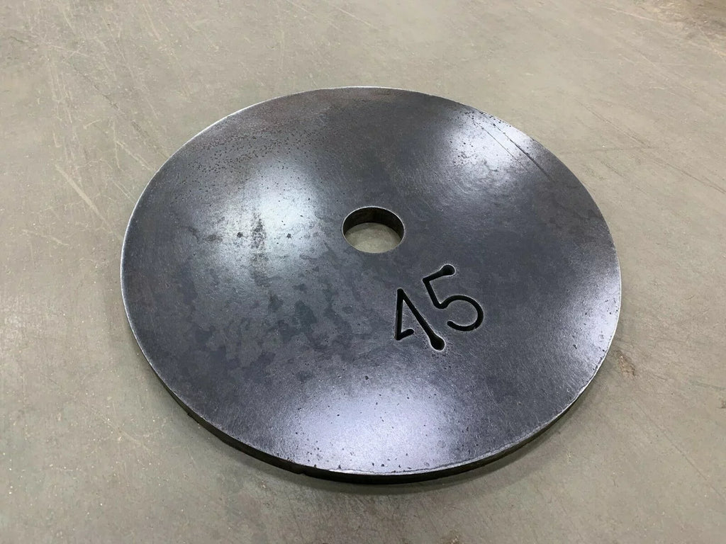 45 Weight 2" of Olympic 2 Plates Hole Lb with Set Center