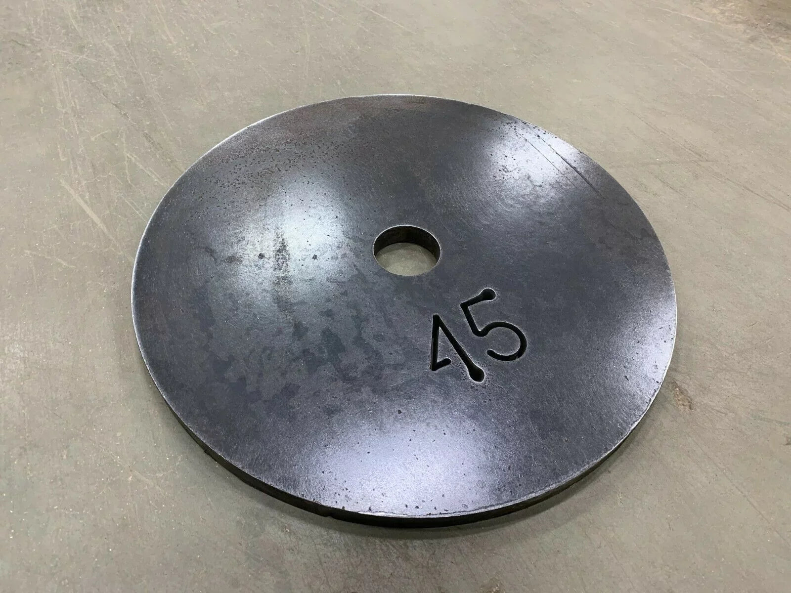 45 Weight 2" of Olympic 2 Plates Hole Lb with Set Center