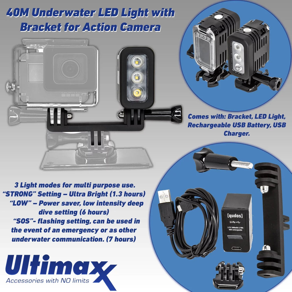 with Deluxe LED Accessory Camera (Hero GoPro Case, Underwater 10) Much with USB Light Bundle: HERO10 Bracket, Dual & Black Batteries, More 3x Resistant Water Charger, Action Replacement