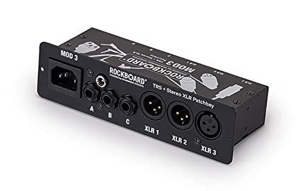 XLR, 3 B TRS for RockBoard with MOD Vocal Rockboard V2 Module RBO 3 V2