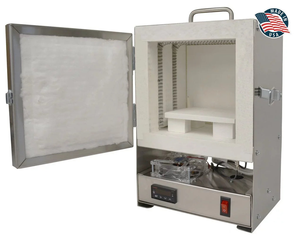 Steel Metal Tabletop Making Firing Furnace Electric Kiln Furnace Ceramic RapidFire Jewelry - Company FUR-0056 Clay Stainless Pro-L Enameling