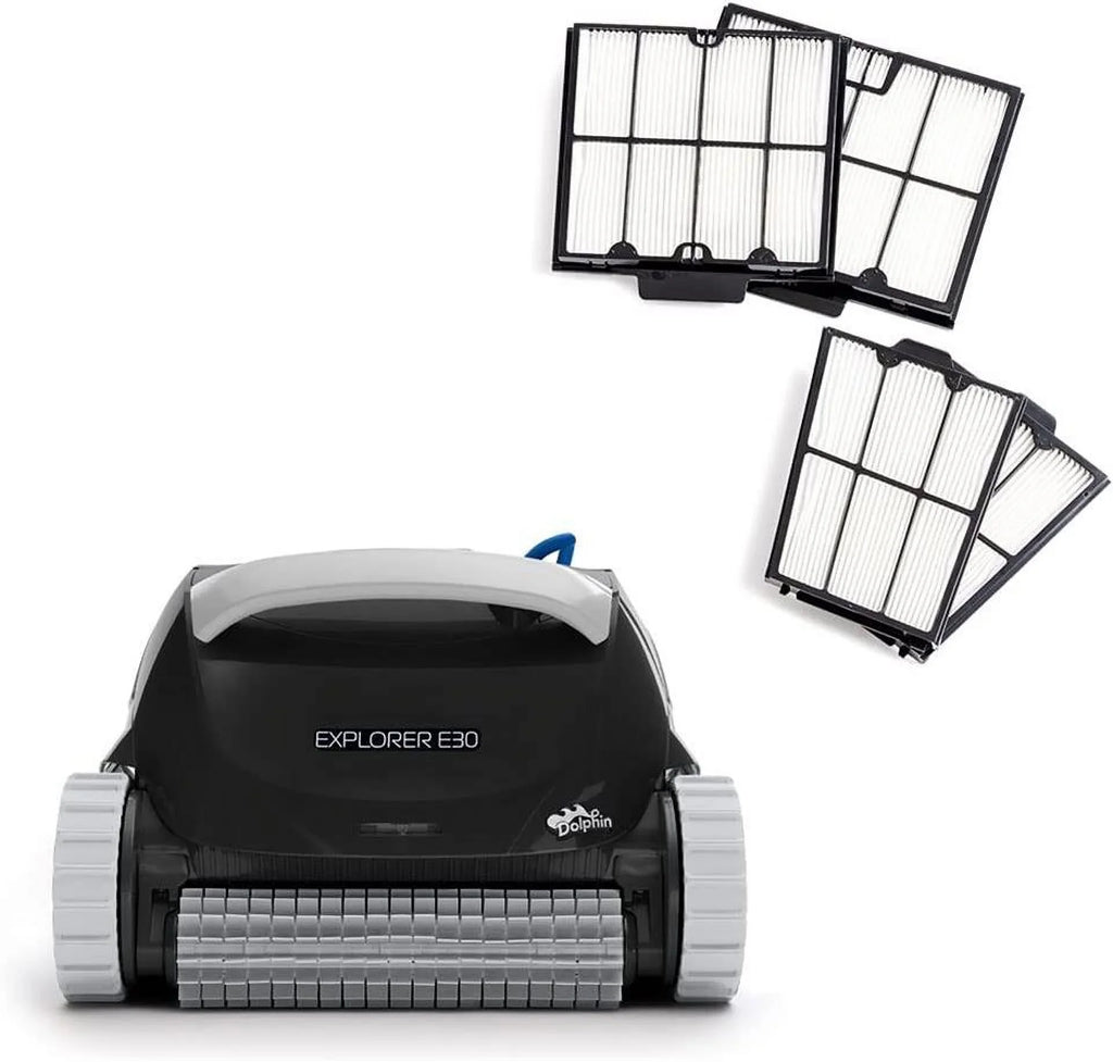 Fi to Vacuum FT Robotic - - Pool 50 up Wi Cleaner Fine Explorer Ultra Bundle Filter with E30 Dolphin