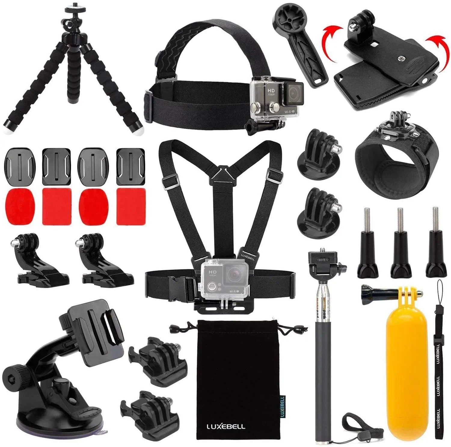 6 Action 5/Hero EK5000 Hero EK7000 5/Session 8 Kit AKASO Camera 4K 4/3+/3/2/1 Accessories GoPro 9 for WiFi 7
