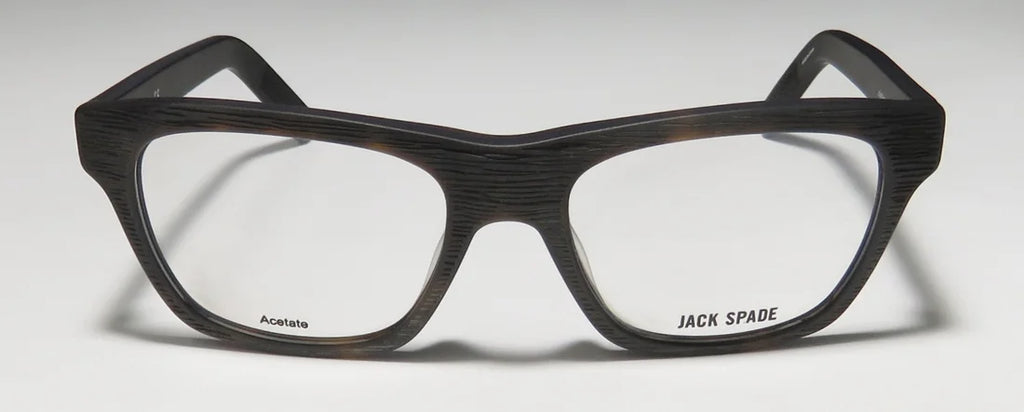 LENSES SPADE JACK FULL-RIM CLASSIC DESIGNER NEW MATTE DESIGN TORTOISE FRAME 53-18-140 COLLECTIBLE DEMO JONATHAN MENS/WOMENS UNISEX EYEGLASSES/EYEWEAR