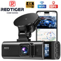 LCD 2160P Cars, Max Wi-Fi REDTIGER 3.18" 24H WDR, for Screen, UHD Car Cam 4K Camera Support Parking Monitor, GPS, Dash 256GB G-Sensor, Front,