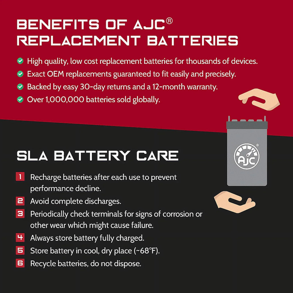 AJC (2000-2004) with Virage Watercraft Replacement Compatible Battery Polaris 700CC Battery 700 Personal