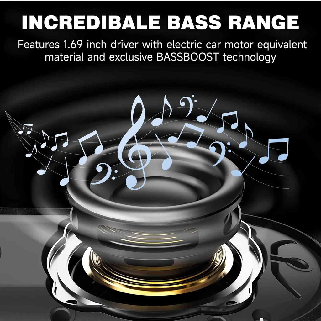Playtime, Big Waterproof Black for Punchy Beach, Biking Compact K62 Sound, LG Speaker & Speaker Pool, 1 IPX7 Boat, 5.0 with Bluetooth with Wireless UrbanX 20H Pack Bass, Clip, Speaker