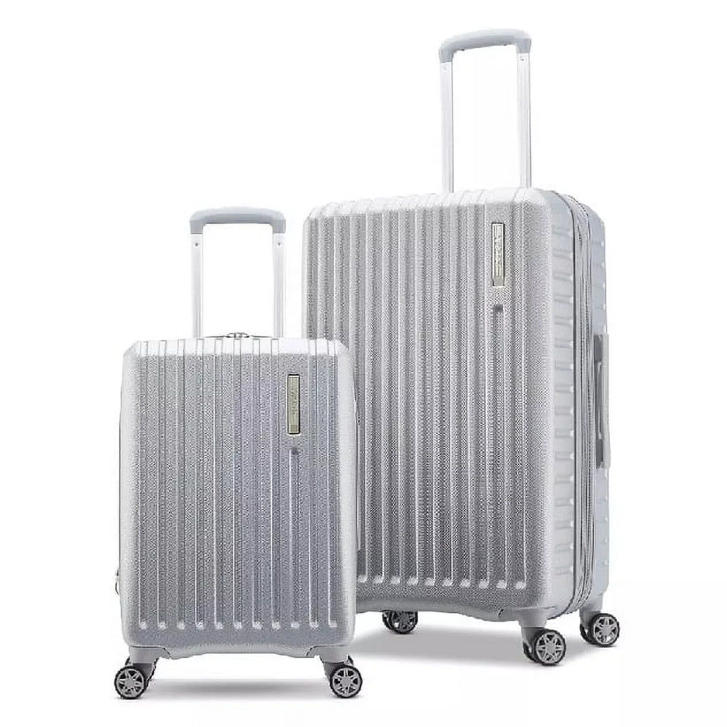 2-Piece American Silver Color Tourister Spin 2.0 Hardside Set, Luggage