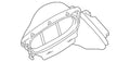Micro-filter BMW Genuine 64318379620 OE Channe New Air Right (1997-2003)
