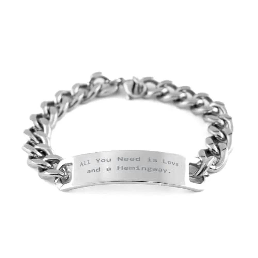 a Chain Bracelet Holiday Love Hemingway and Lovers Hemingway, is You Unique for Idea All Cat, Cuban Need Cat Cute