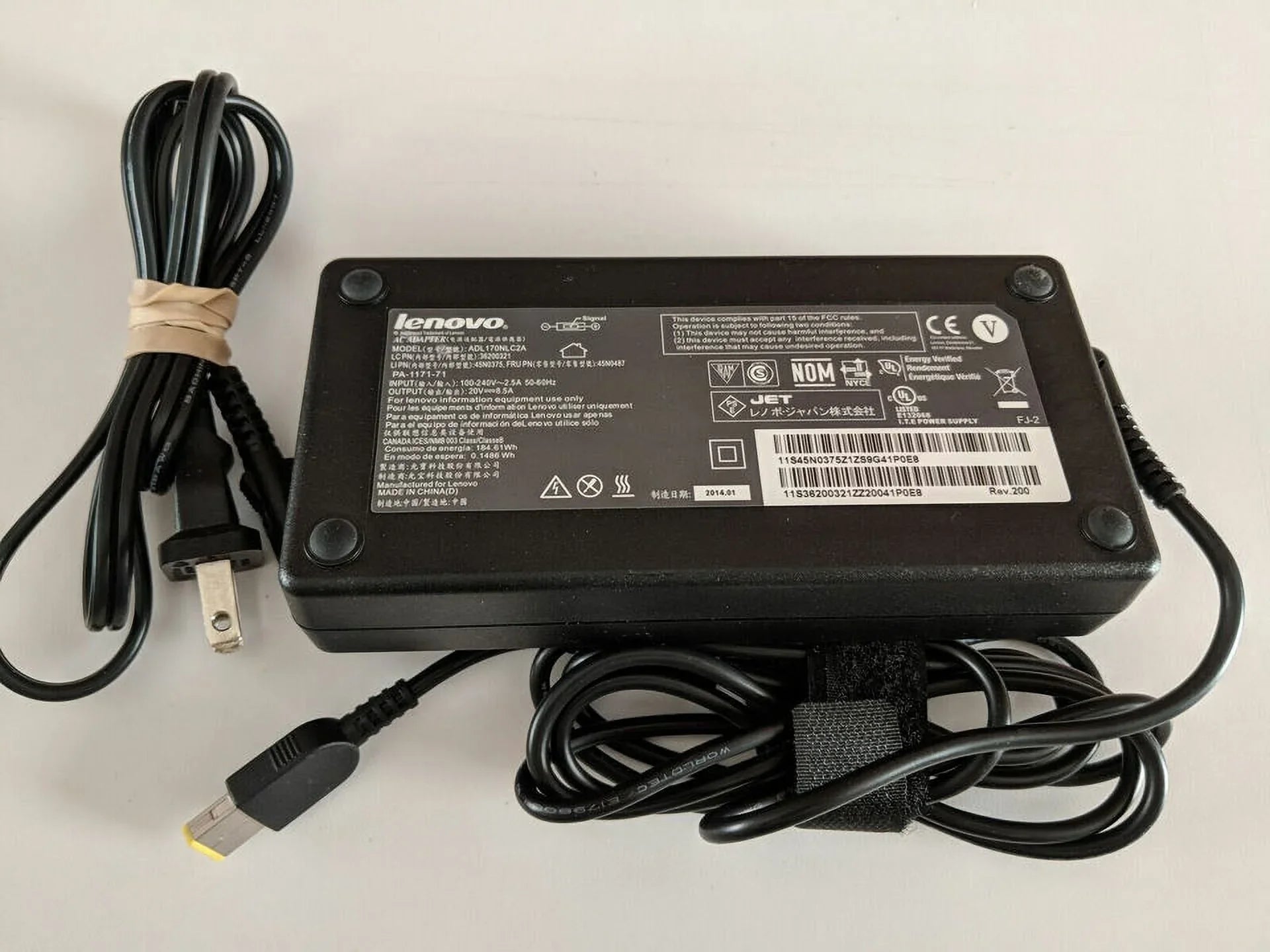 170W Adapter Y7000 15 17 Power P52 14 R720 AC P50 Charger P51 Lenovo Legion
